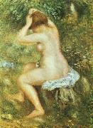 Baigneuse se Coiffant Pierre Renoir